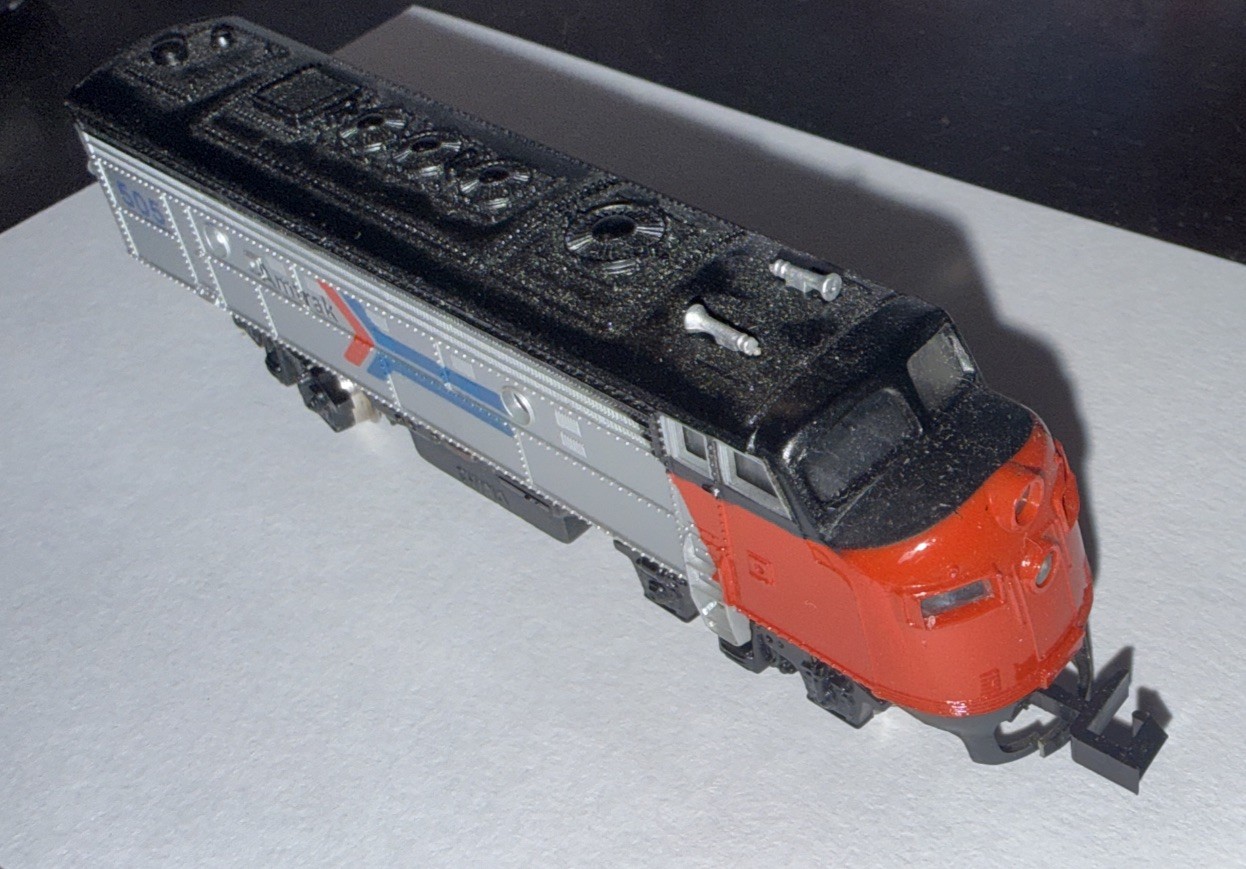BACHMANN N SCALE EMD F-9 DIESEL AMTRAK #505