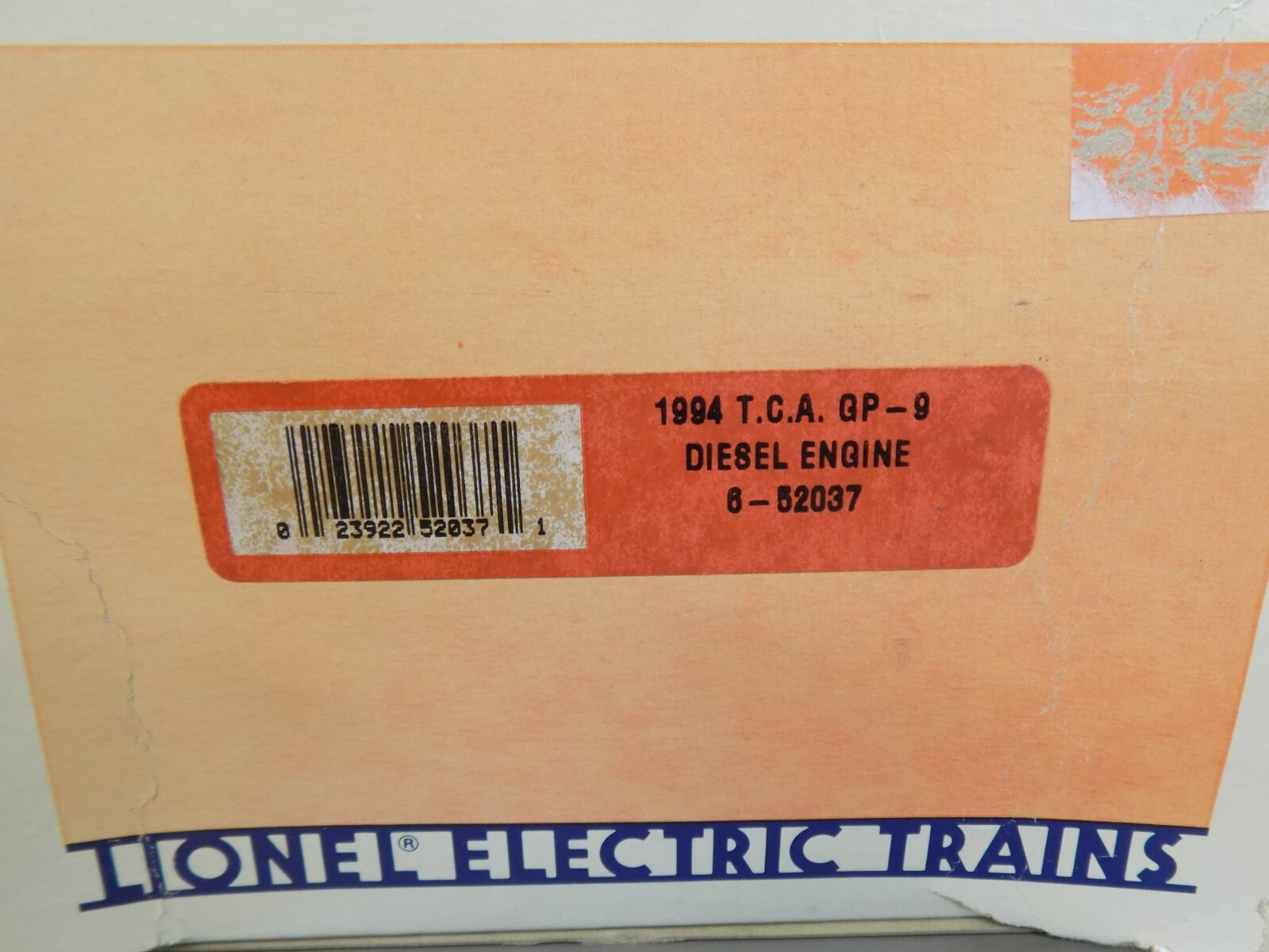 Lionel Trains 1994 T.C.A. York Rail GP-9 Diesel #6-52037 Cab #1754 & #1750 Dummy