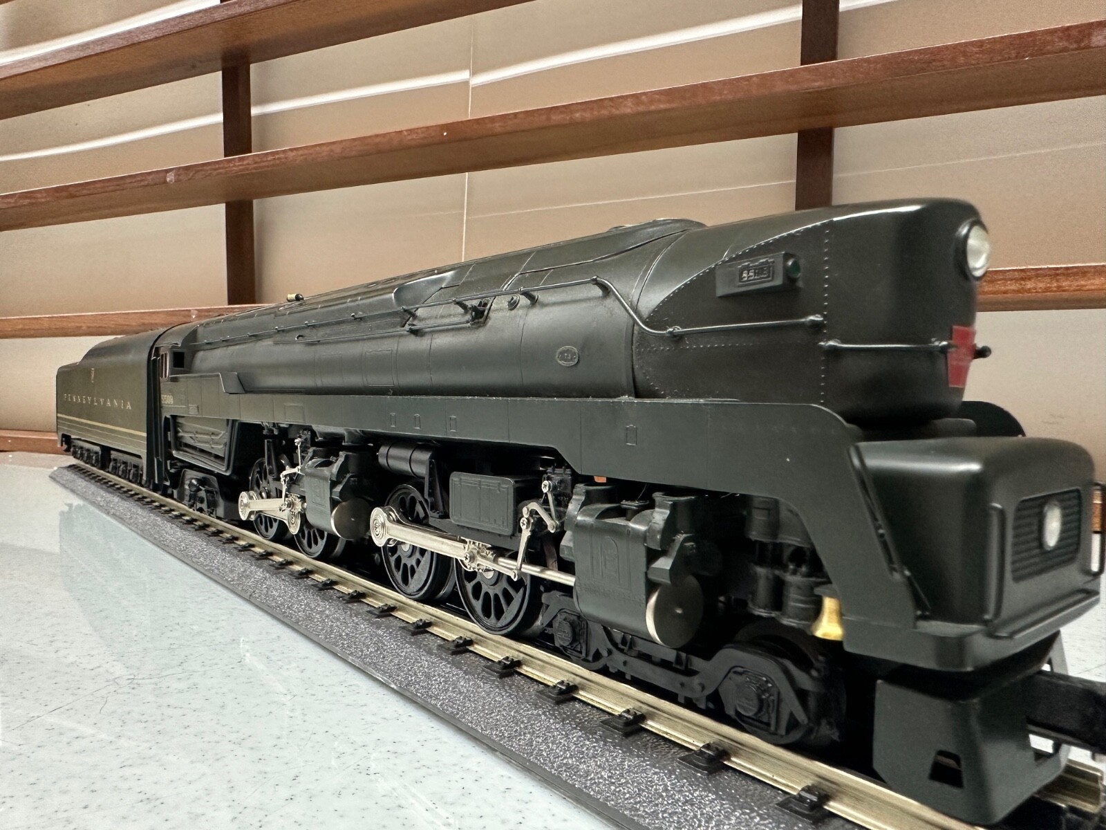 Right-Of-Way O Scale 3 Rail PRR T1 4-4-4-4 Steam Engine & Tender #5508 Used