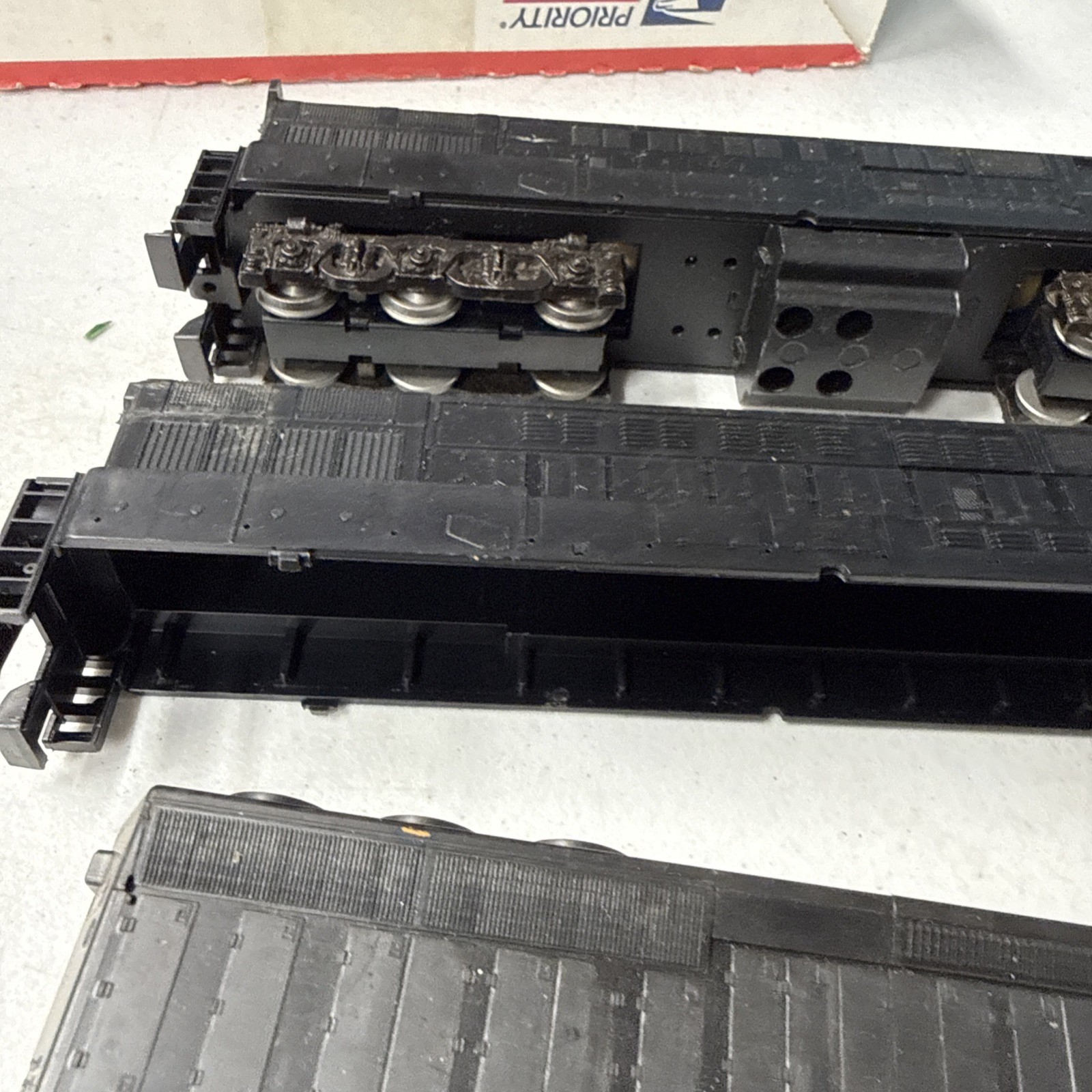Athearn HO 4160 SD45 Powered Undecorated Black Diesel Locomotive lot