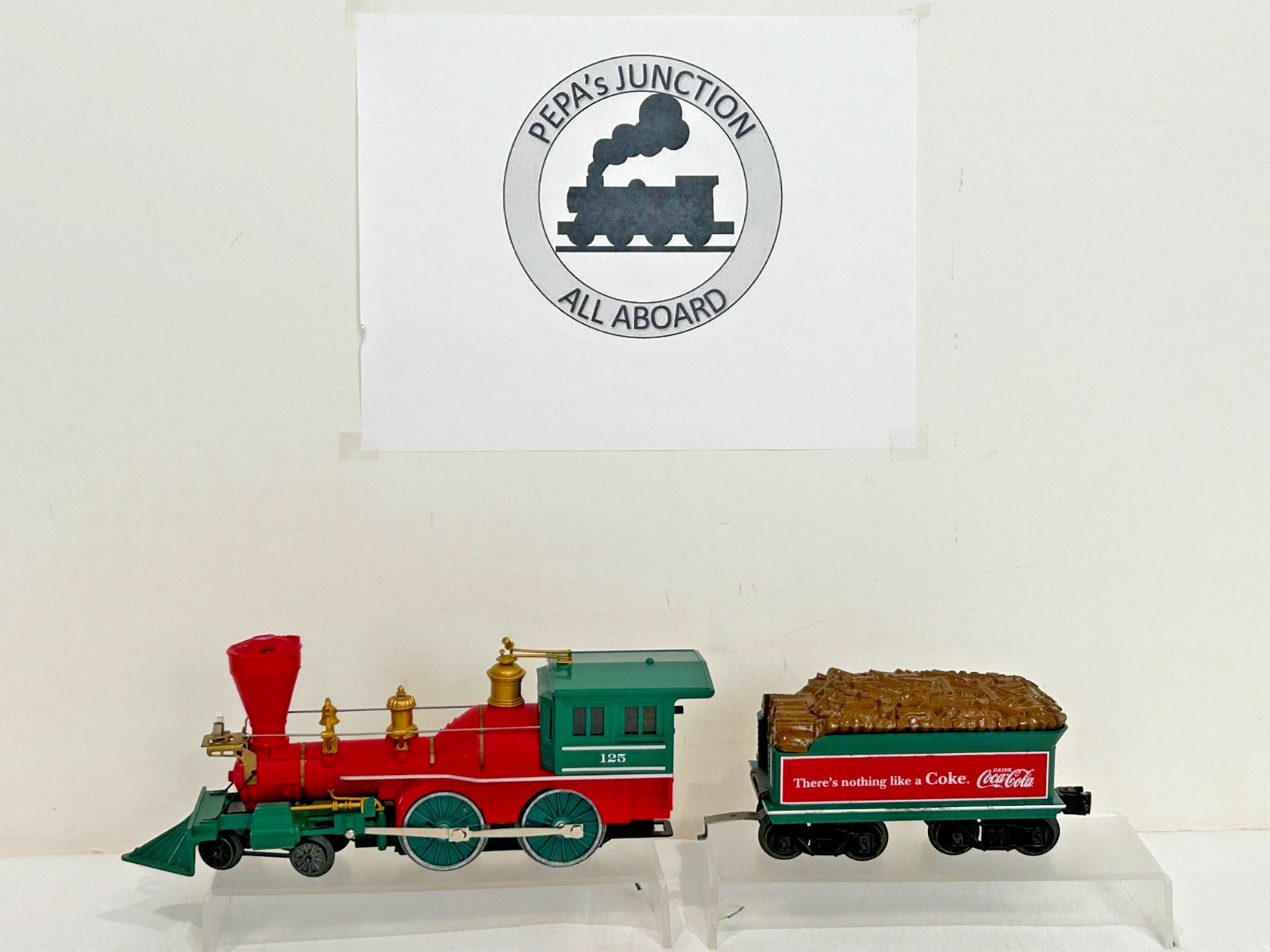 LIONEL 6-30166 #1 COKE COLA-125TH ANV. 2-4-0 STEAM LOCO-w-TENDER LK/N-STK-BX