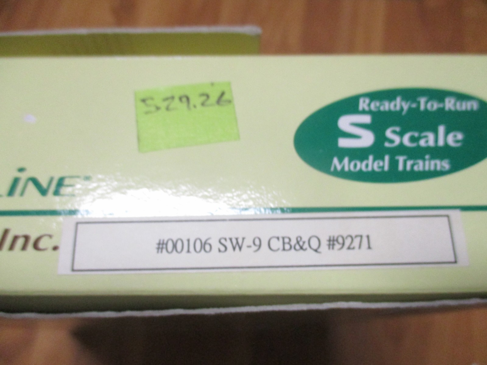 S Helper 00106 CB&Q SW-9 Diesel (5/29/26) Hirail AC