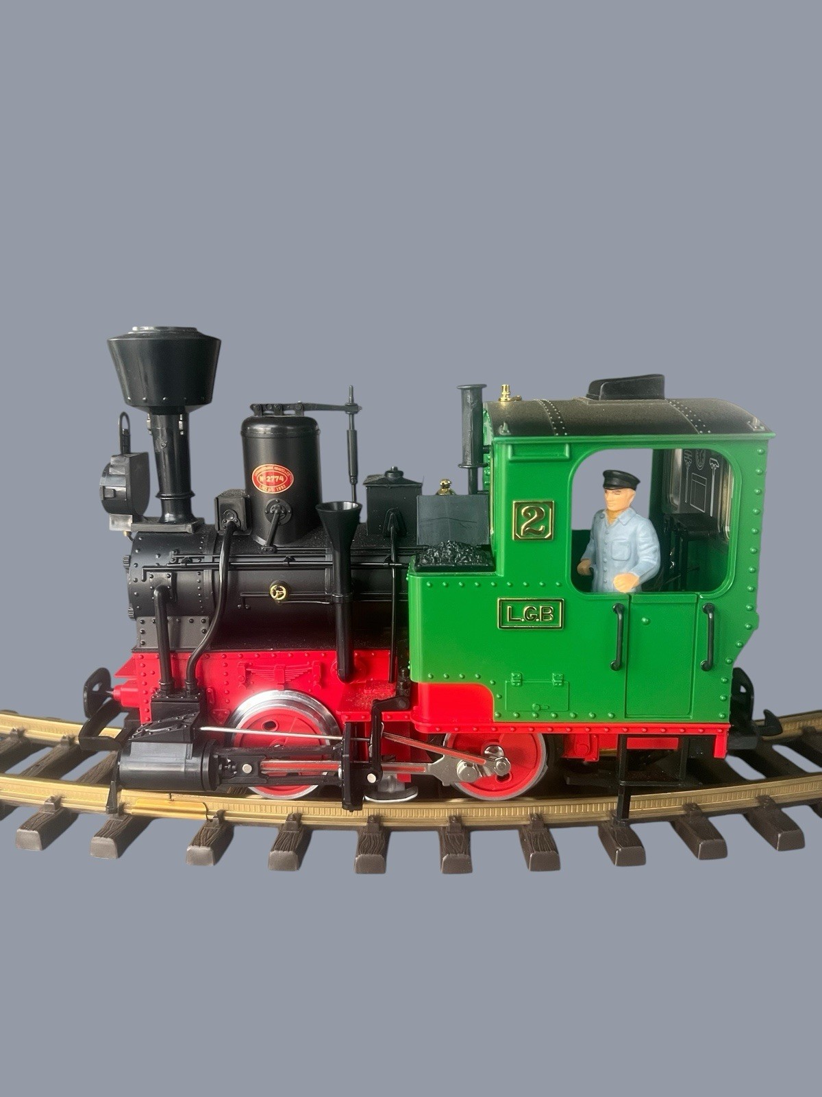 LGB Stainz 2020 G Gauge Steam Locomotive DC Analog 2-Rail Light Tested & Working