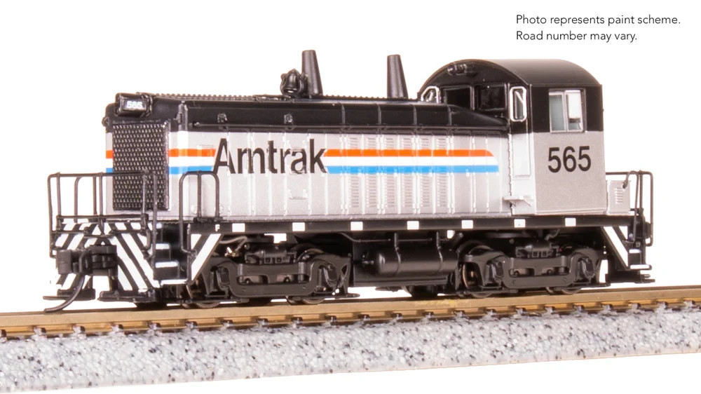 BROADWAY LIMITED N GAUGE EMD SW7 AMTRAK #566 DC/DCC READY STEALTH PN 9381