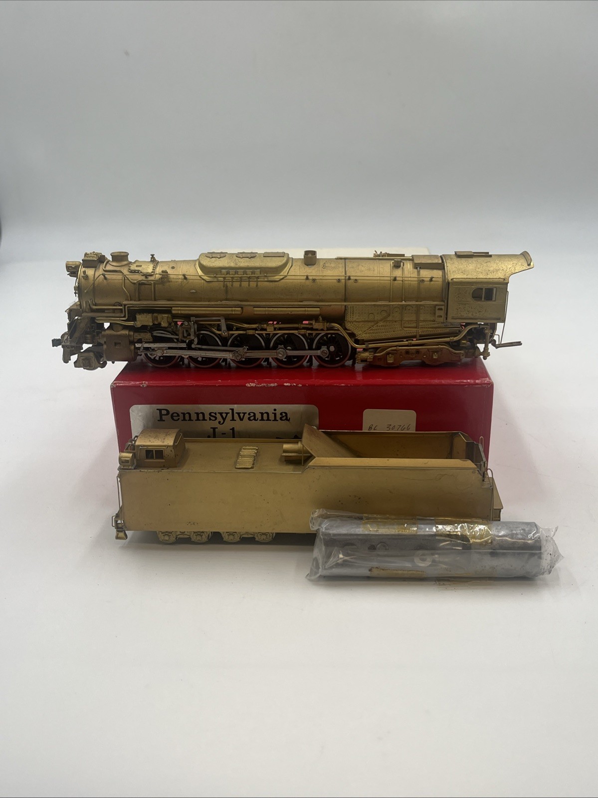 Ho Scale brass engine & caboose- Pennsylvania J-1 2-10-4 Westside Model Company