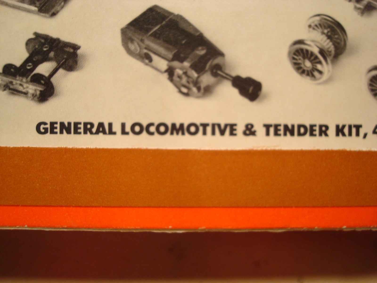 Tyco SteamLocomotiveKit 210 General LocoTender 4-4-0 7705 allparts in sealed bgs