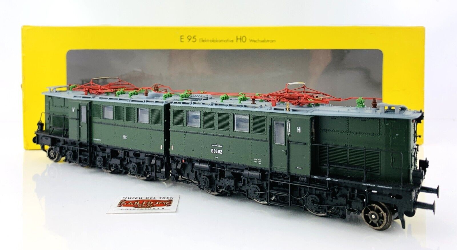 PS44 – BRAWA H0 0240 – ELECTRIC LOCOMOTIVE DR E 95 02 – ANALOG AC