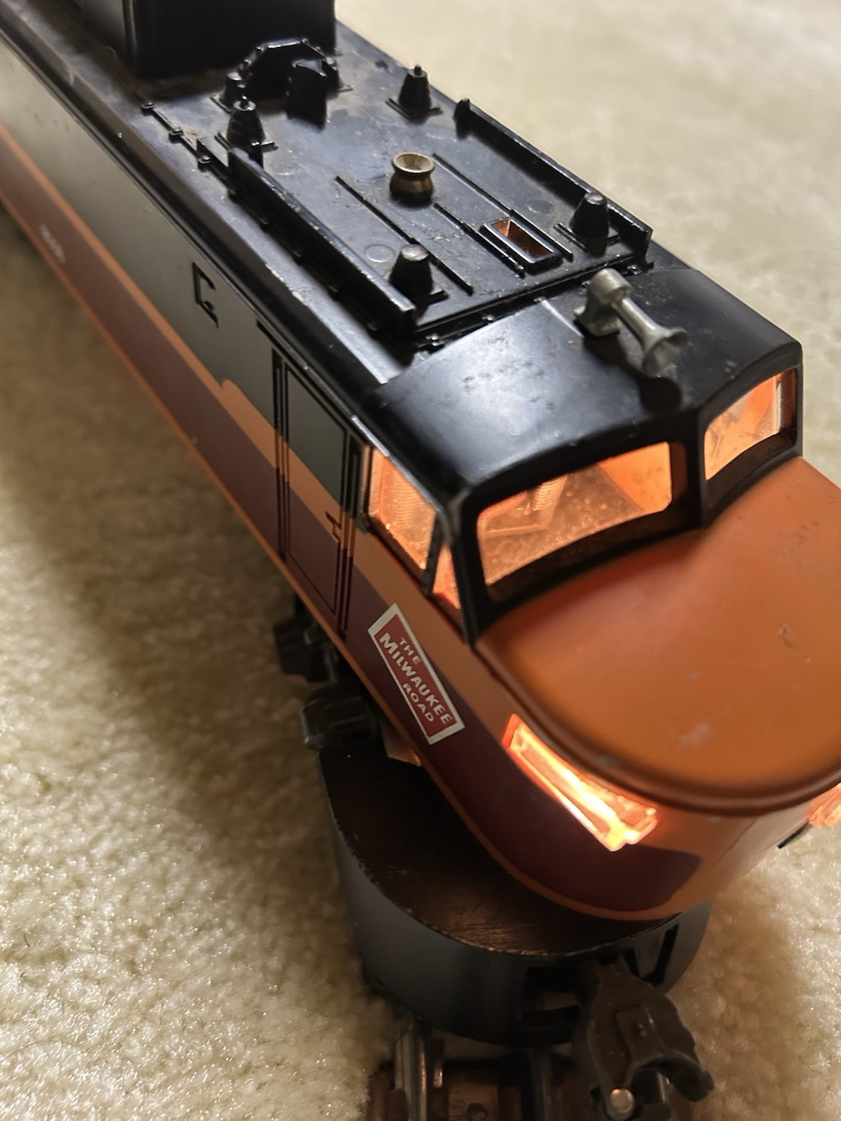 Lionel Milwaukee Road Electric Locomotive Vintage Train 8558 No Box Tested Works