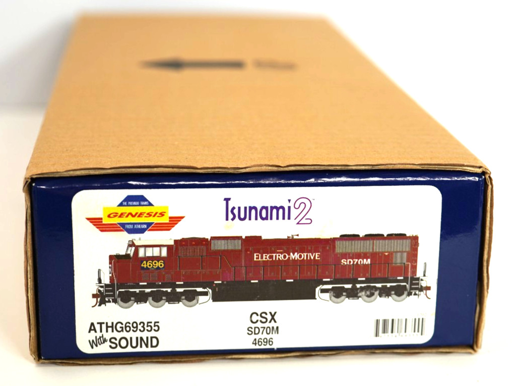 Athearn 69355 EMD SD70M CSX patch #4696 DCC Sound Excellent