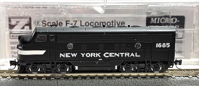 Micro Trains Line Z Scale, DC Analog, NYC F7 Diesel, #1685 (980 01 43)