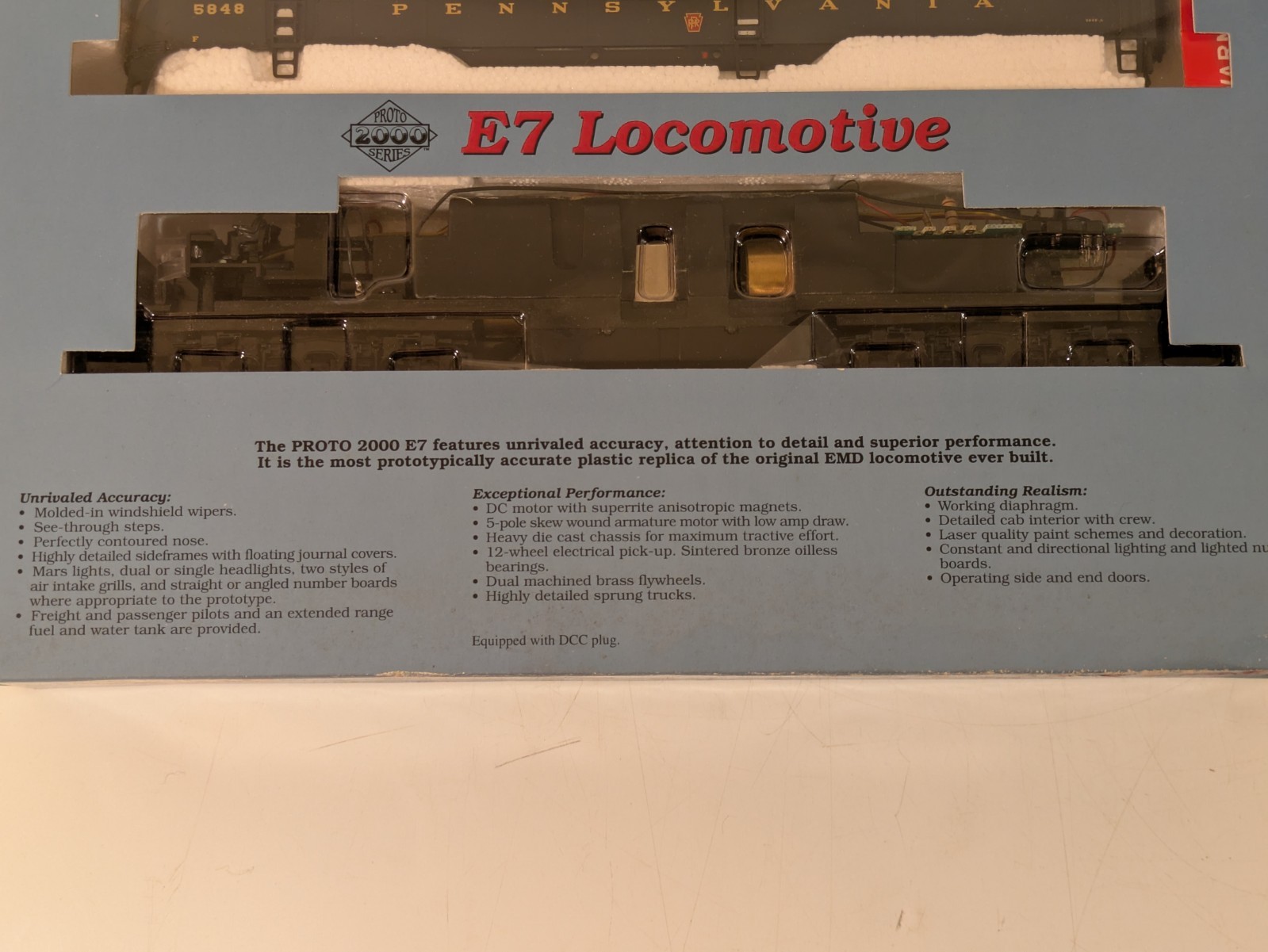 HO E7 A/B Set (Pwd+Dmy) PRR Pennsylvania DCC Ready NIB NOS # 23062/4