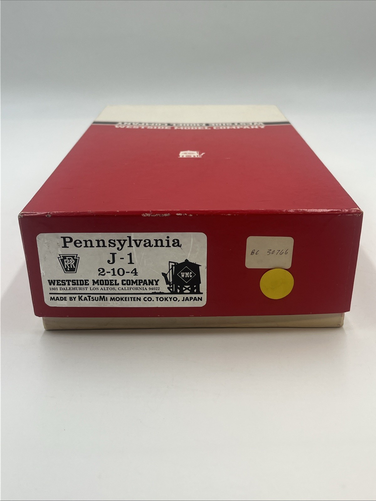 Ho Scale brass engine & caboose- Pennsylvania J-1 2-10-4 Westside Model Company