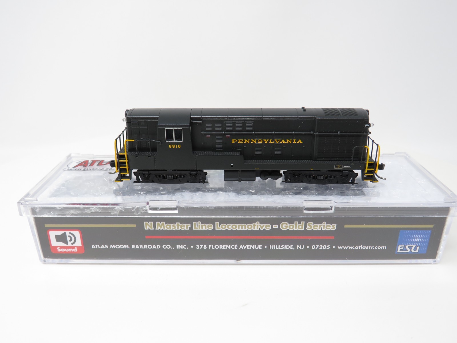 Atlas N 40005549 DCC Sound Pennsylvania PRR FM H16-44 Diesel Locomotive Freight