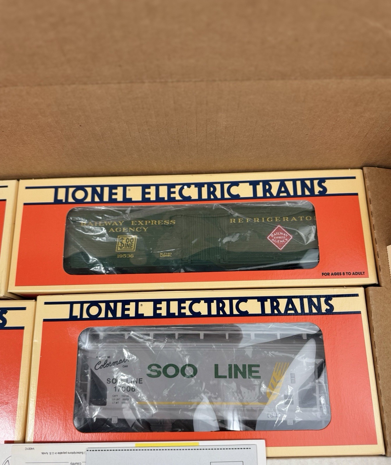 Lionel O Gauge SOO Line Special GP-38-2 Diesel Locomotive Freight Set Brand New!