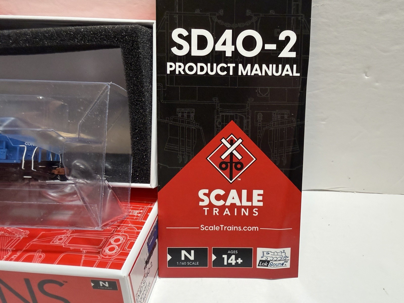 n scale scaletrains rivet counter Conrail SD40-2 #6425 DCC AND SOUND