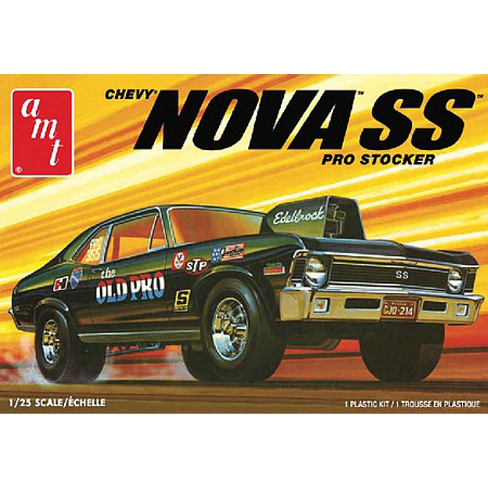 AMT 1/25 1972 Chevy Nova SS Old Pro AMT1142M Plastics Car/Truck 1/24 1/25