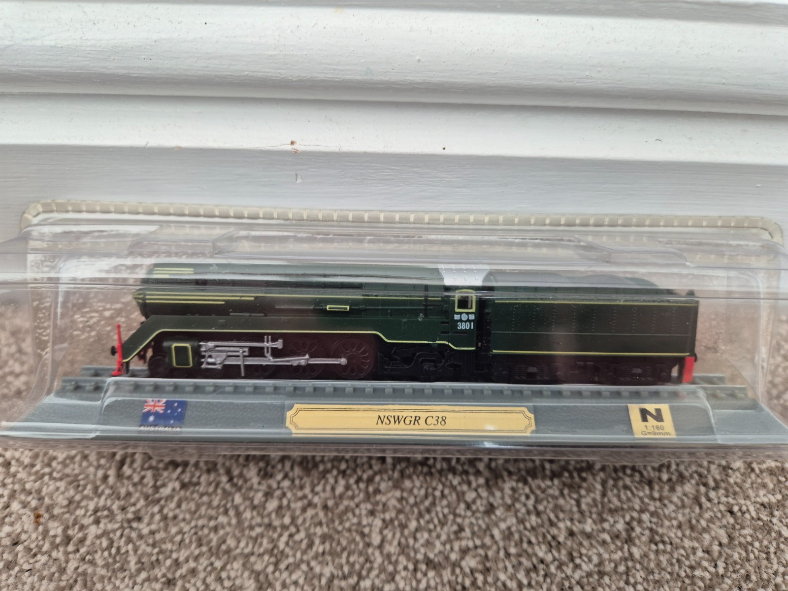 DEL PRADO N GUAGE 1/160 NSWGR C38 AUSTRALIA LOCO LOCOMOTIVE TRAIN MODEL