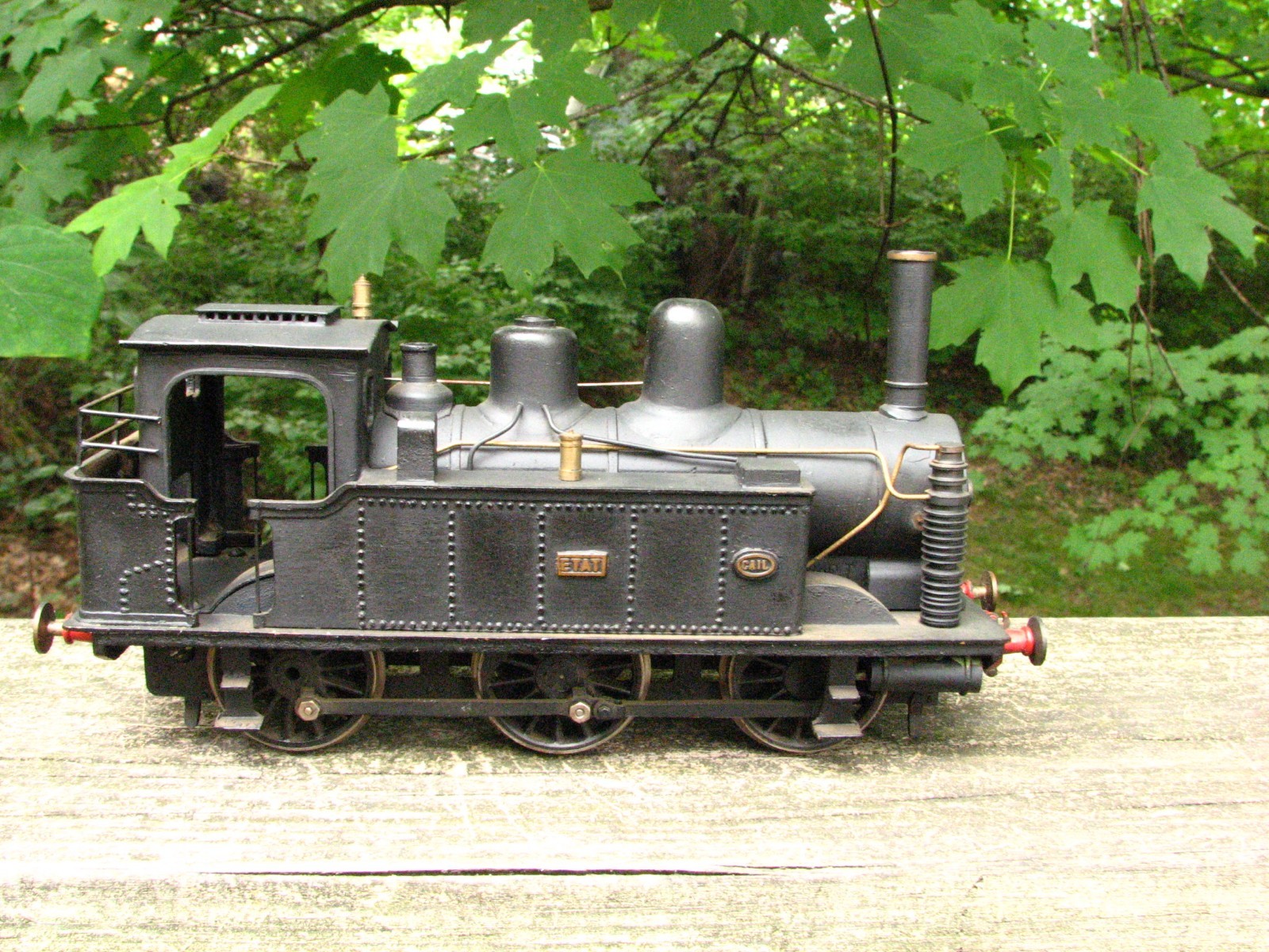 European French ETAT 0-6-0 O Scale 32MM Tank Style Brass Steam Engine Locomotive