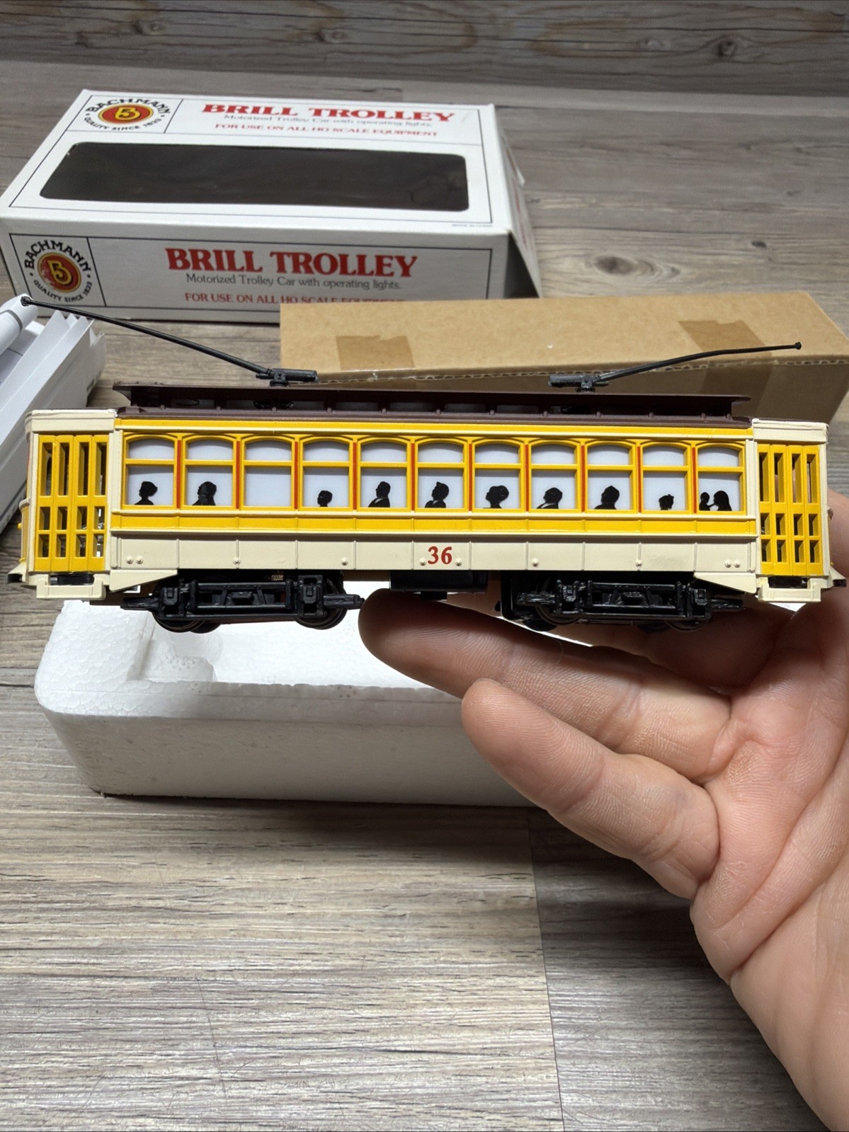 Bachmann #61048 HO Scale Brill Trolley Car-#36