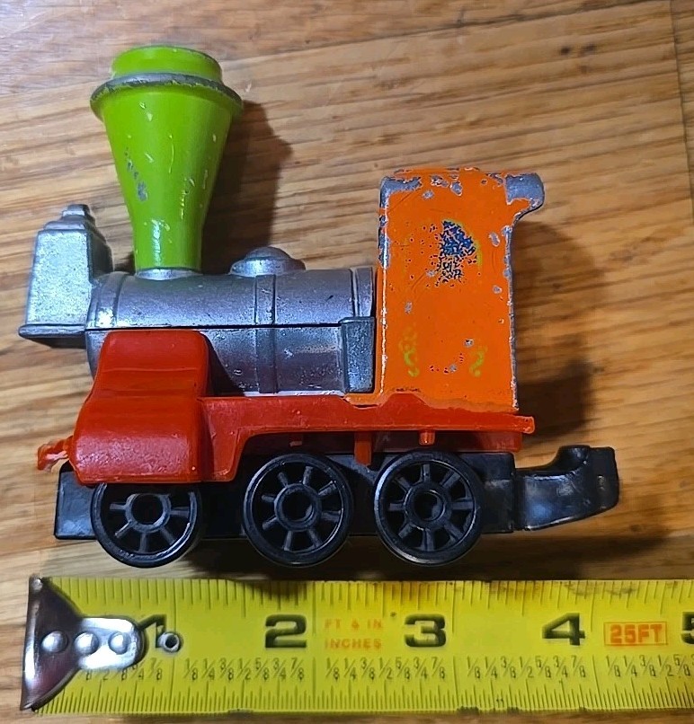 Vintage Toy Train Locomotive Lot – Mattel First Wheels, Looney Tunes, ERTL – As