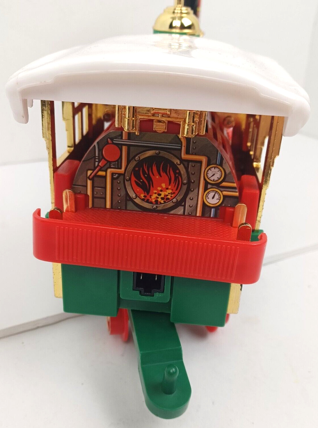 Vtg 1986 New Bright Christmas Special Express Locomotive FOR PARTS 13 1/2″ Long
