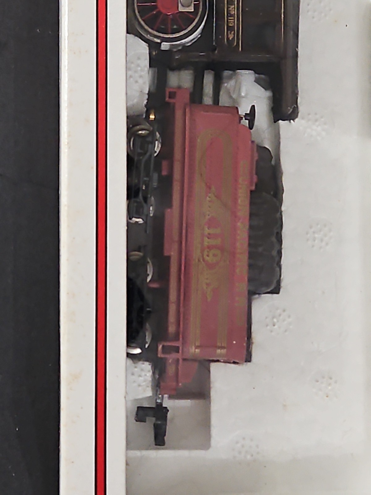 Vintage Bachmann HO Scale Lighted 4-4-0 Steam Locomotive and Tender/Original Box