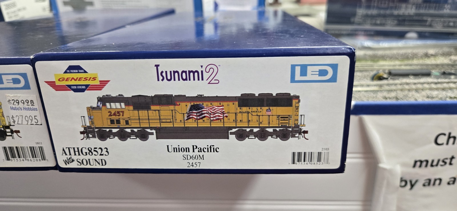 Athearn Genesis HO Union Pacific SD60M #2457 Tsunami2 Sound DCC ATHG8523