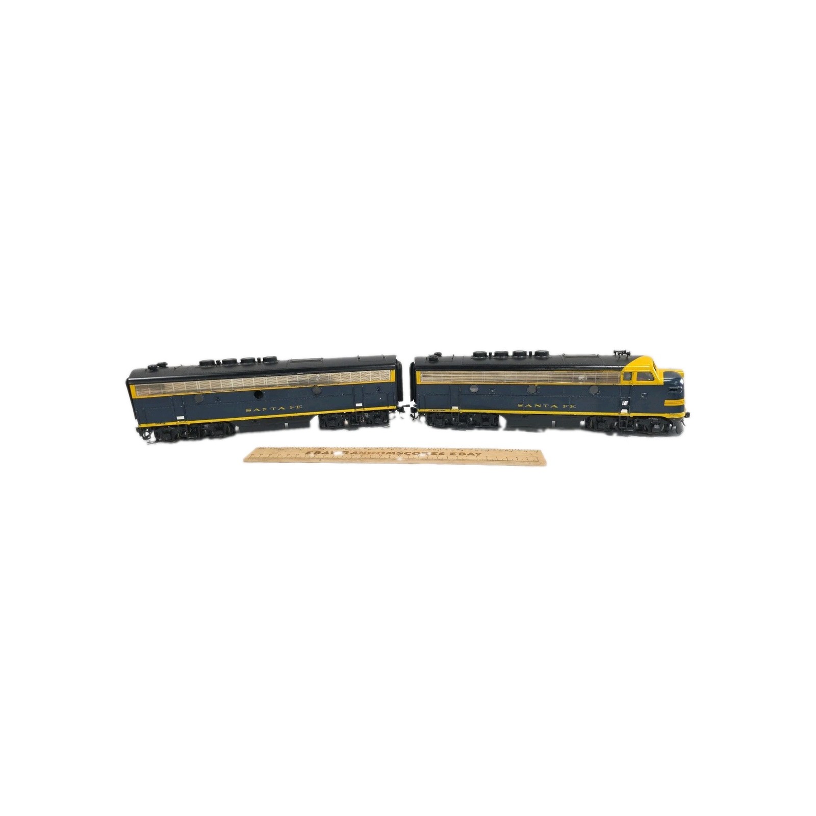 All Nation O Scale 2-Rail F-3 AB Diesel Loco DCC Sound ATSF Santa Fe Zinc Brass