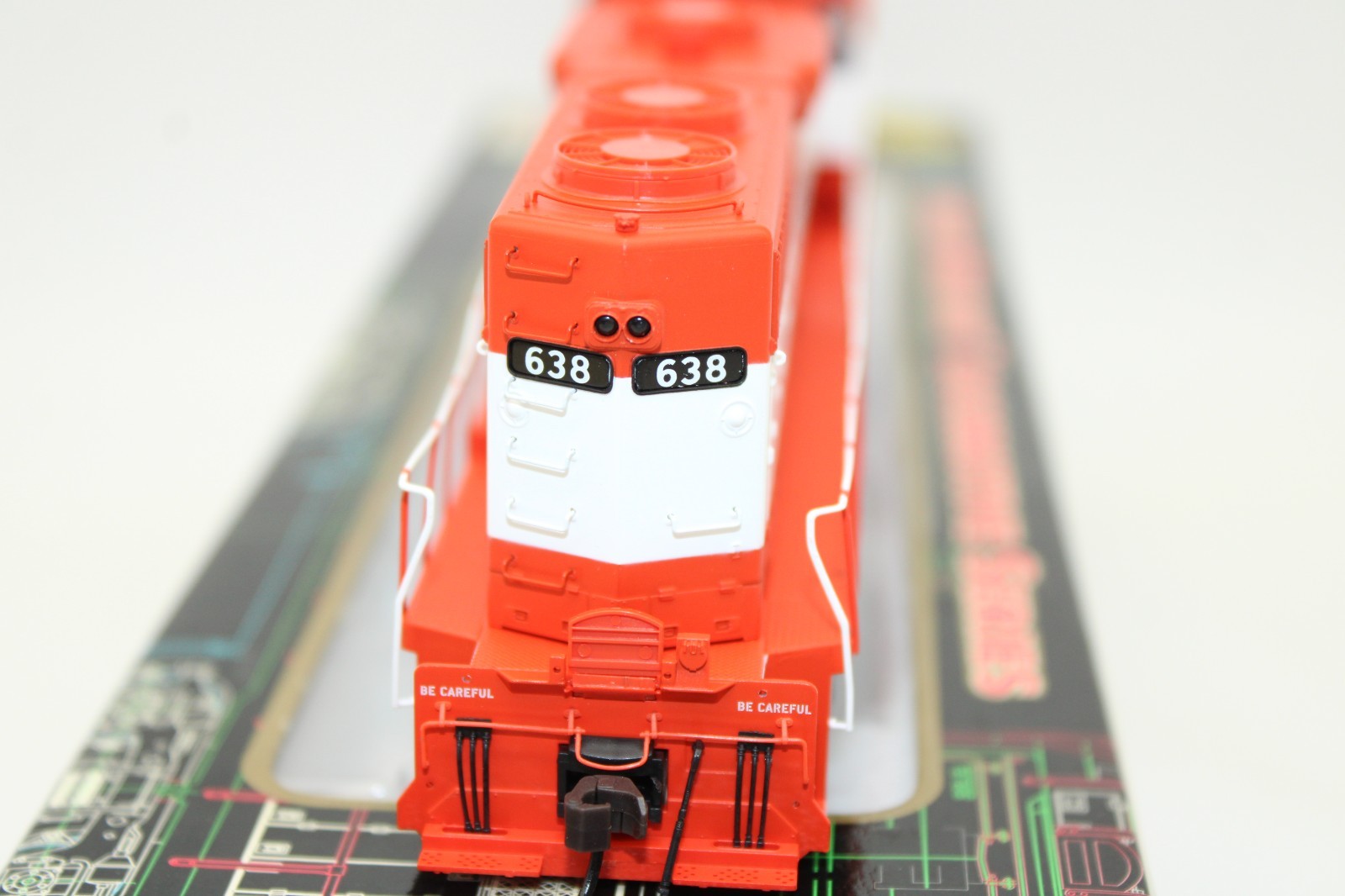 Atlas Master HO Scale Frisco EMD GP38 Low Nose Diesel Locomotive #638 DCC