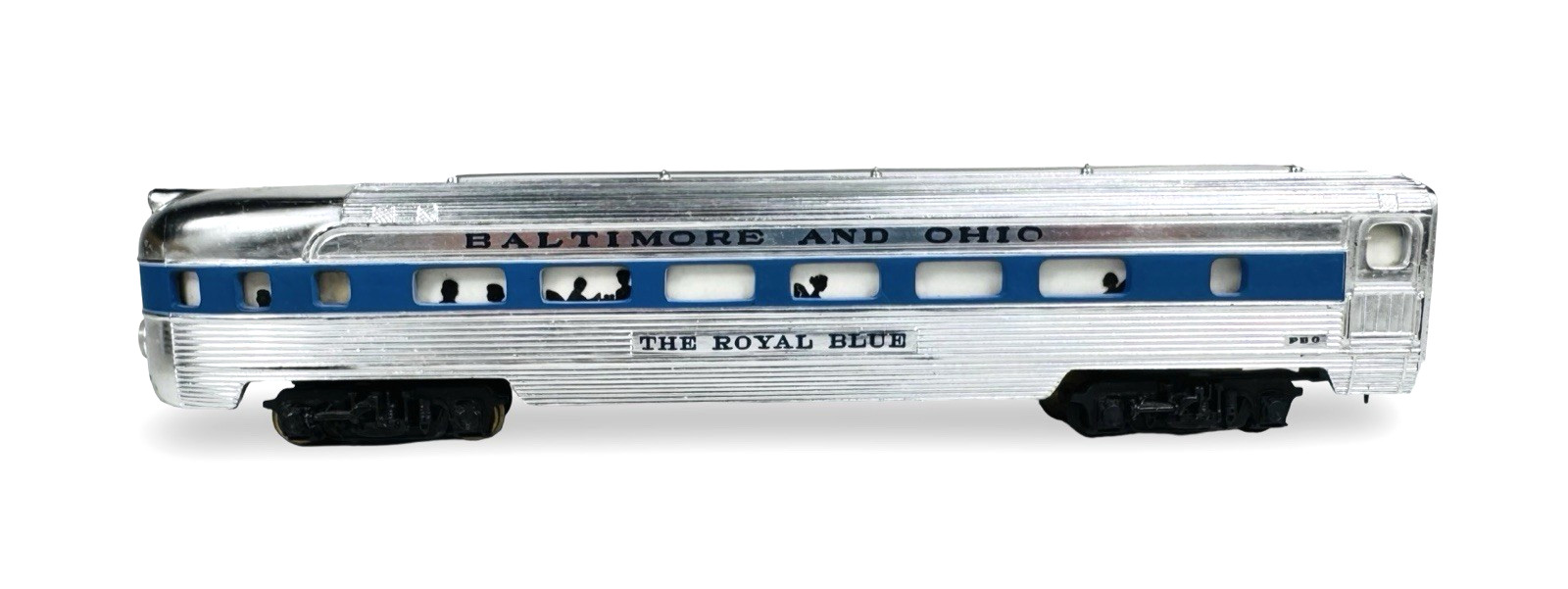 Rare Vintage HO Tyco The Columbian B & O Chrome Streamliner Set T6412A 1964-1965