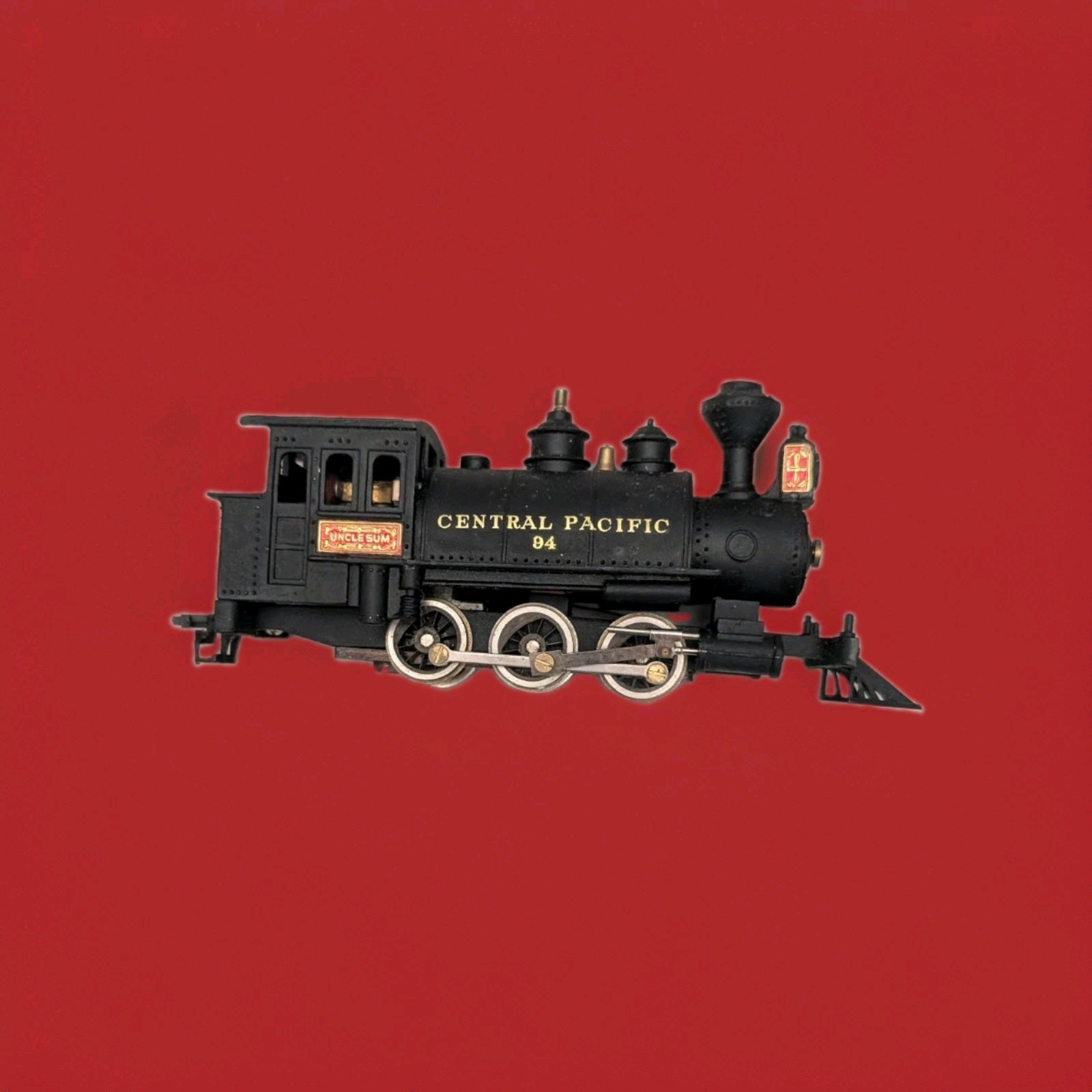 HO ARISTOCRAFT Uncle Sam Switcher 1872 Central Pacific 94 Railroad Pioneer 0-6-0