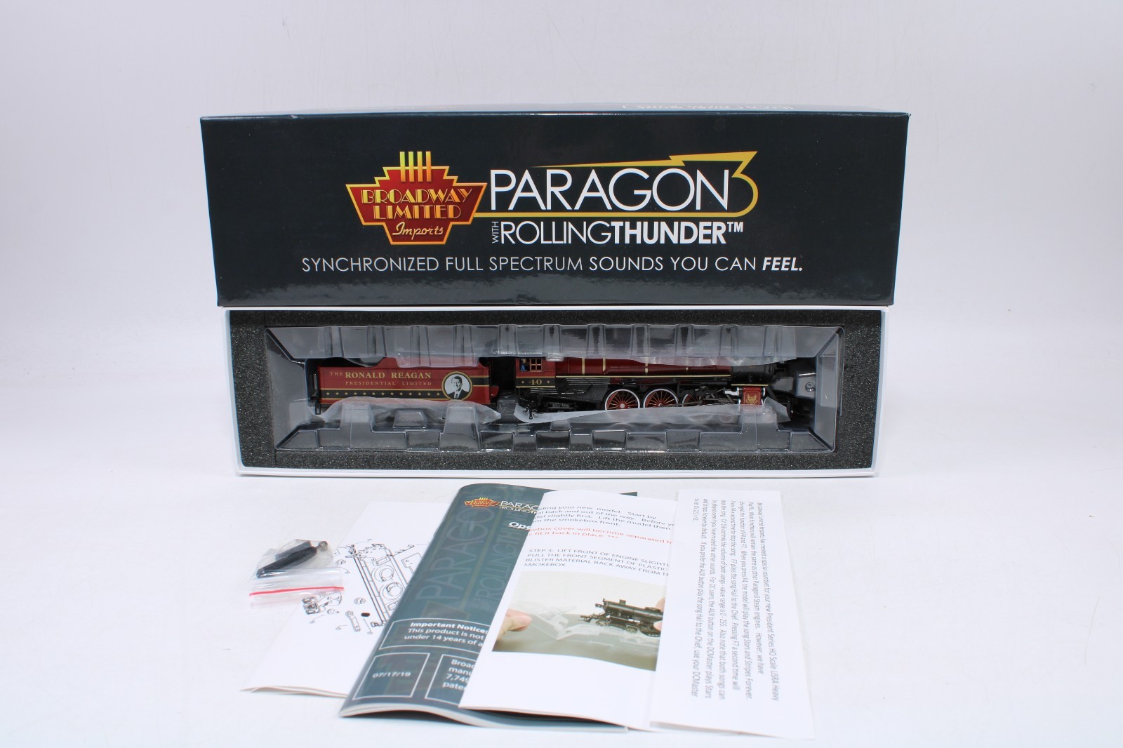 Broadway Limited 5902 HO President Ronald Reagan #40 Paragon3 Sound DCC/DC