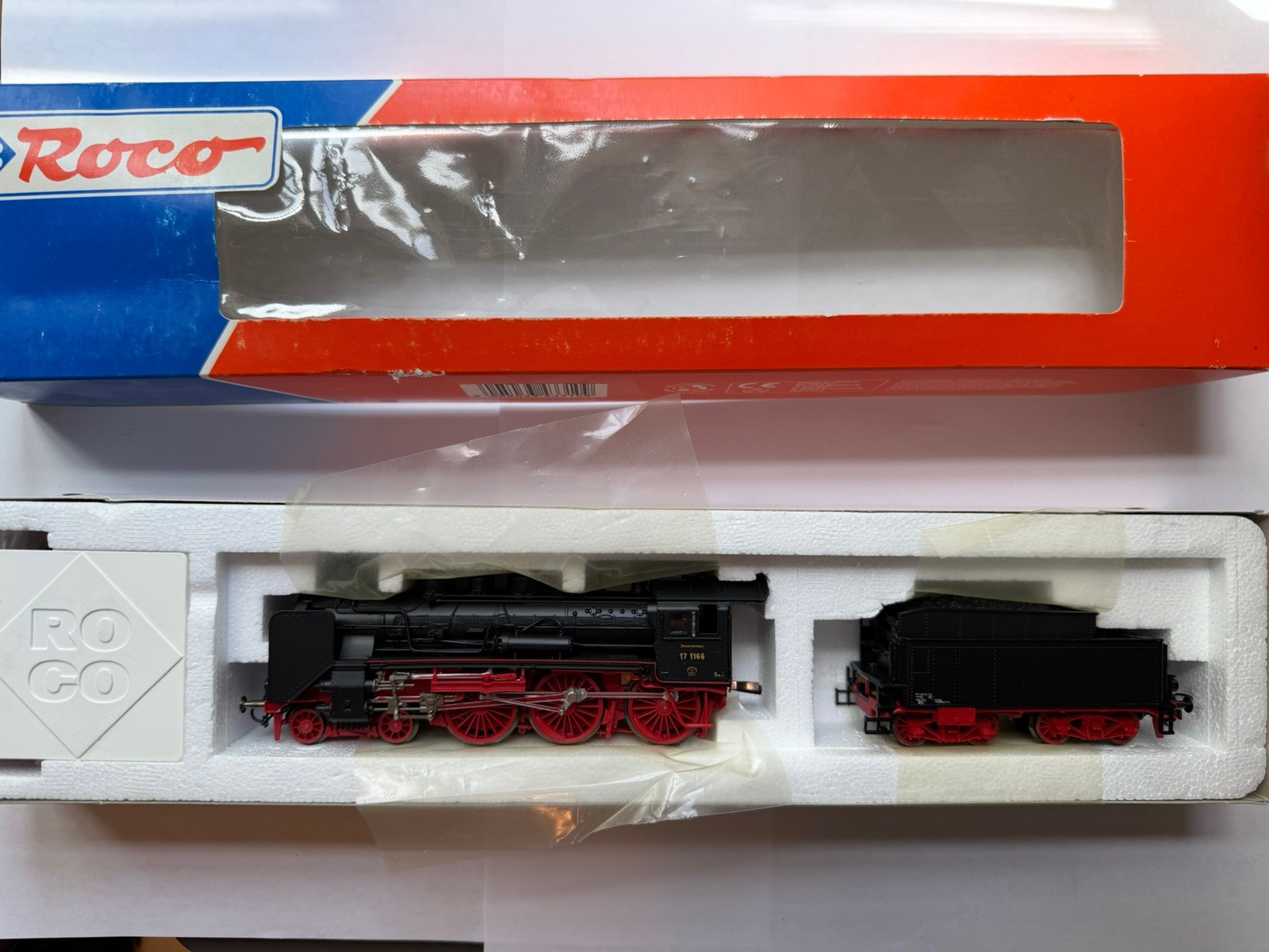 Roco 43310 H0 Steam Locomotive Br 17 1166 DRG Epoch 2 BRAND NEVER USED