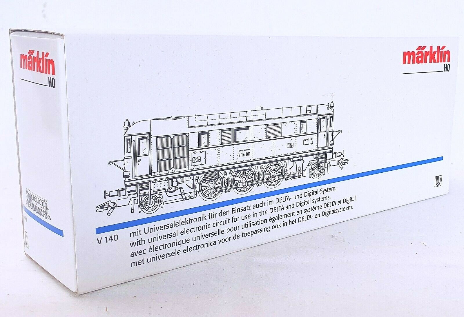Marklin HO 1:87 AC Deutsche Bundesbahn DB V-140 “Press” DIESEL LOCOMOTIVE MIB`10