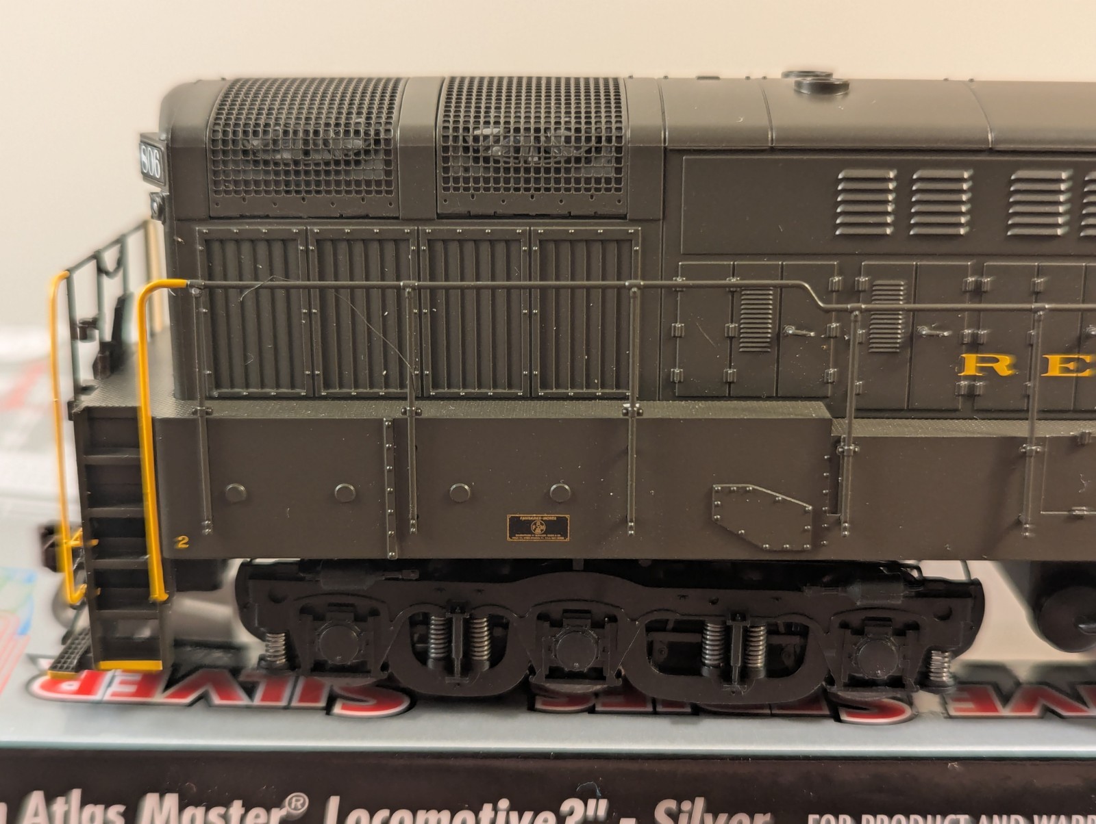Atlas Master Silver Series HO Scale FM Trainmaster Reading #806 DCC Ready