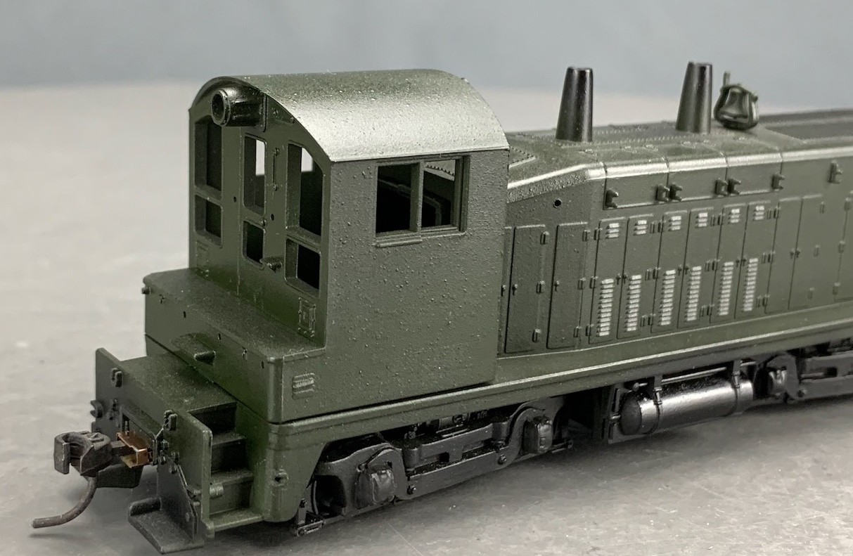 HO Athearn 4058 SW-1500 Diesel Locomotive Green Unlettered Dmy w/KDs HO8527
