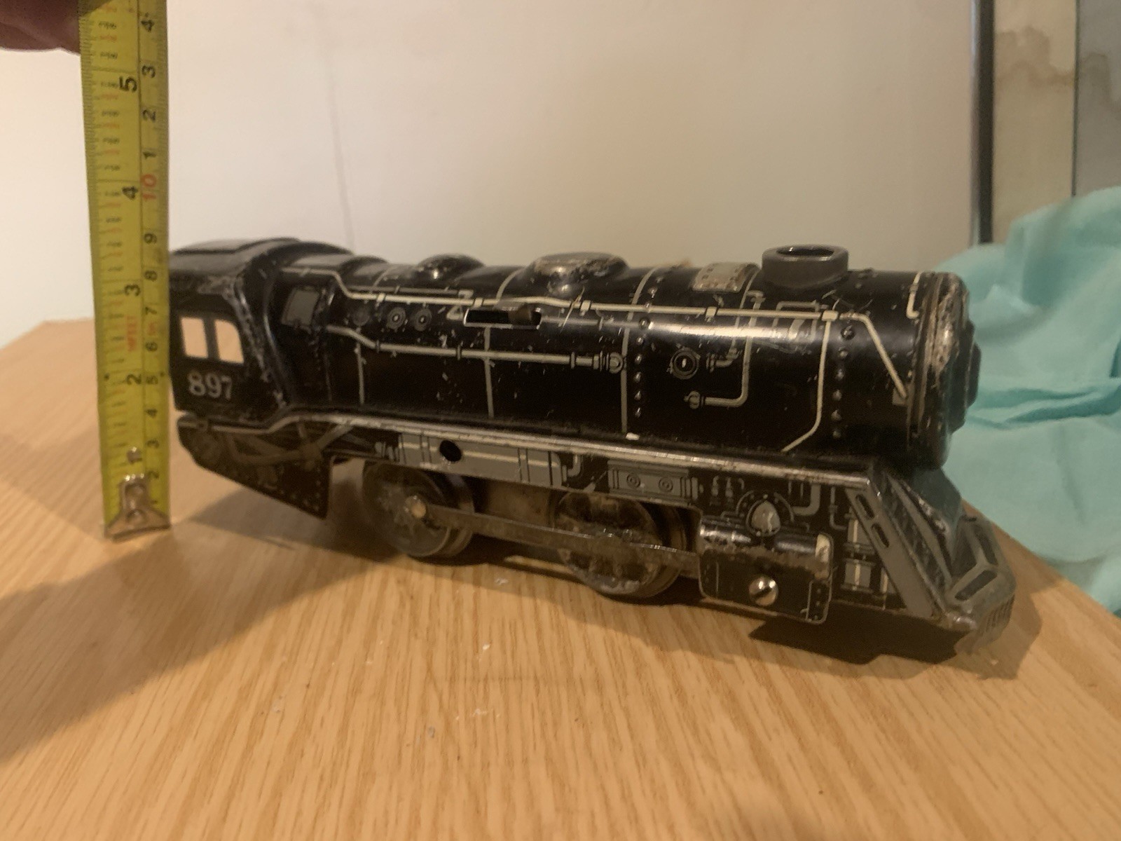 Pre 1942 Rare Marx Electric Locomotive Train Engine #897 and MarxCrane 2Car Lot