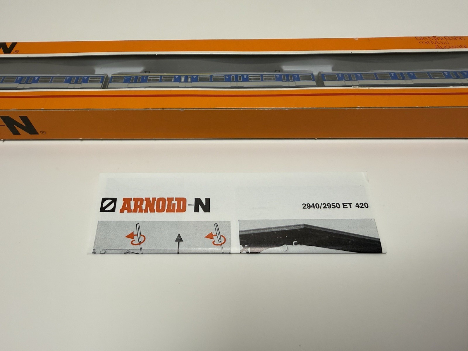 ARNOLD-N 2940 Railcar ET 420 S-Bahn 3 Piece Set (DB) – 1:160/N