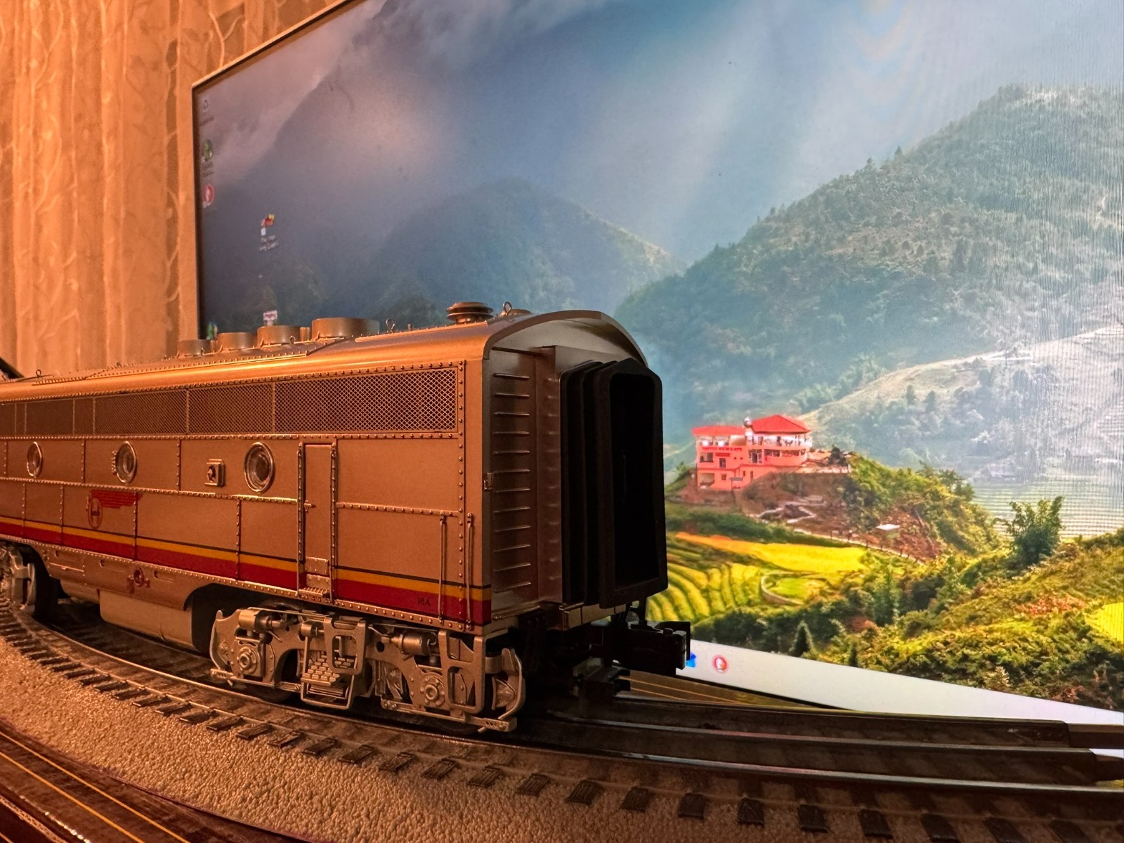 MTH MT-2151B SANTA FE F-3 B-UNIT DIESEL non powered