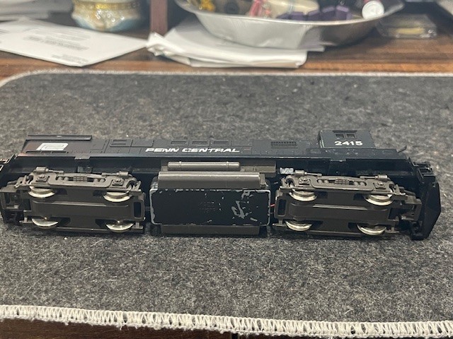HO Gauge Penn Central Locomotive 2415 made in Austria untested