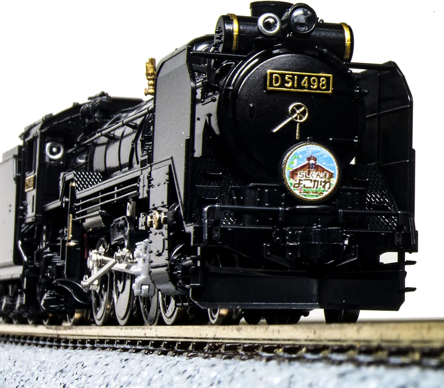 KATO 2016-A N Gauge Steam Locomotive D51 498 equipped auxiliary light Black F/S