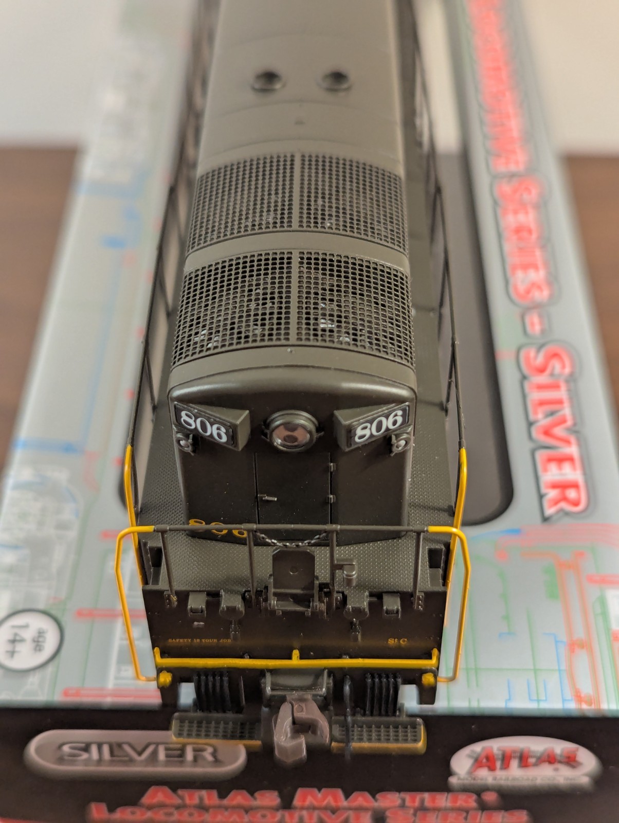 Atlas Master Silver Series HO Scale FM Trainmaster Reading #806 DCC Ready
