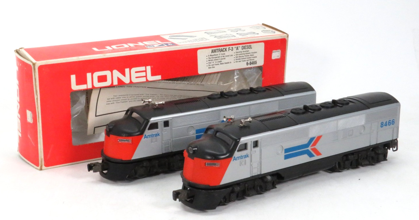 Lionel Trains 6-8466 & 6-8467 Amtrak Diesel Locomotive AB Set, O Gauge
