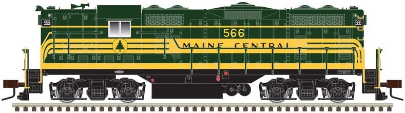 HO Atlas 10003933 Maine Central EMD GP-7 Diesel Loco 566 Analog, DCC Ready