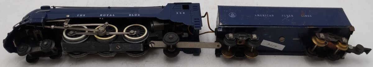 American Flyer 350 Vintage S B&O The Royal Blue 4-6-2 Diecast Steam Locomotive