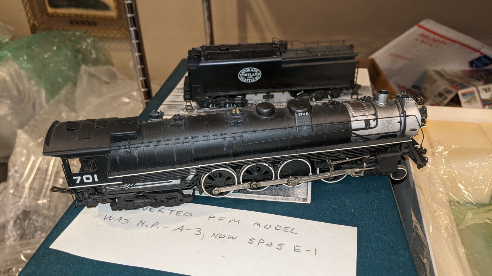 Spokane, Portland & Seattle 4-8-4 E-1 PFM Crown Fujiyama Kogyo Co., Ltd. JAPAN