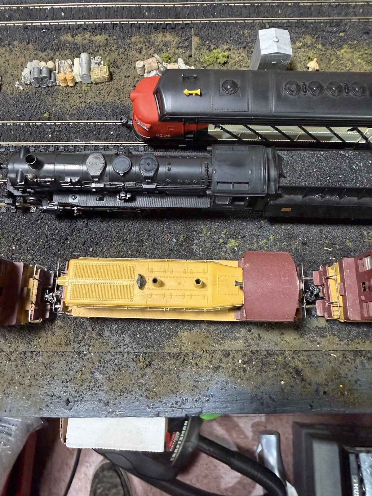 Athearn Set Of 3 Powered Sw1200 Switchers And Caboose HO Blue Box custom O&W
