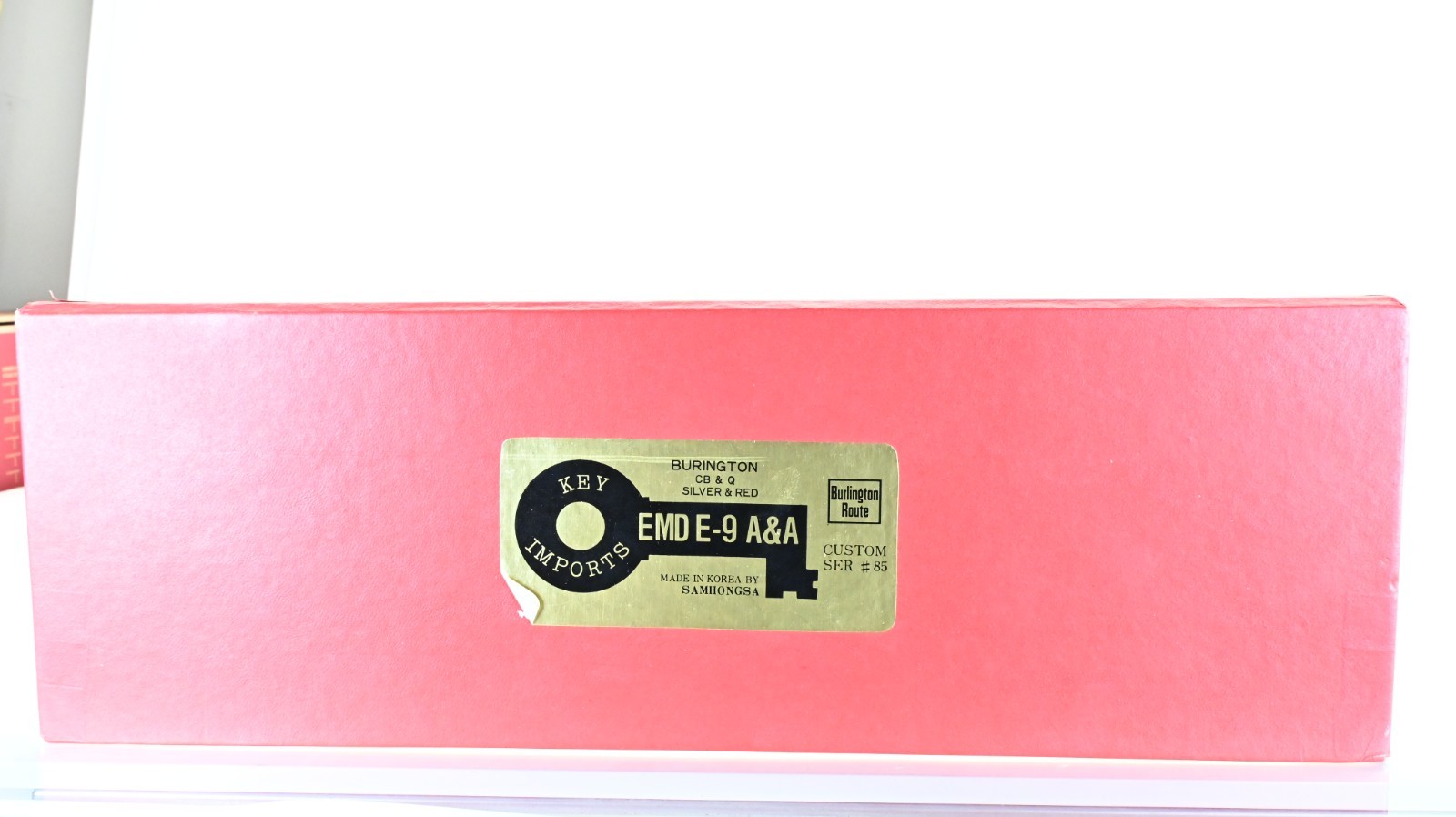 Key Imports Brass EMD E-9 A/A set Burlington CB&Q O scale