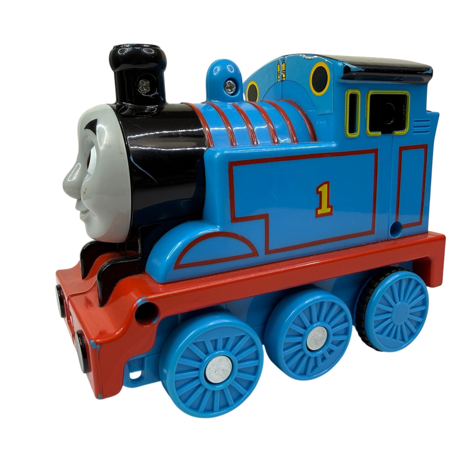 Thomas the Tank Engine & Friends Motorized Blue No. 1 Train Mattel 2009 Toy 5 in