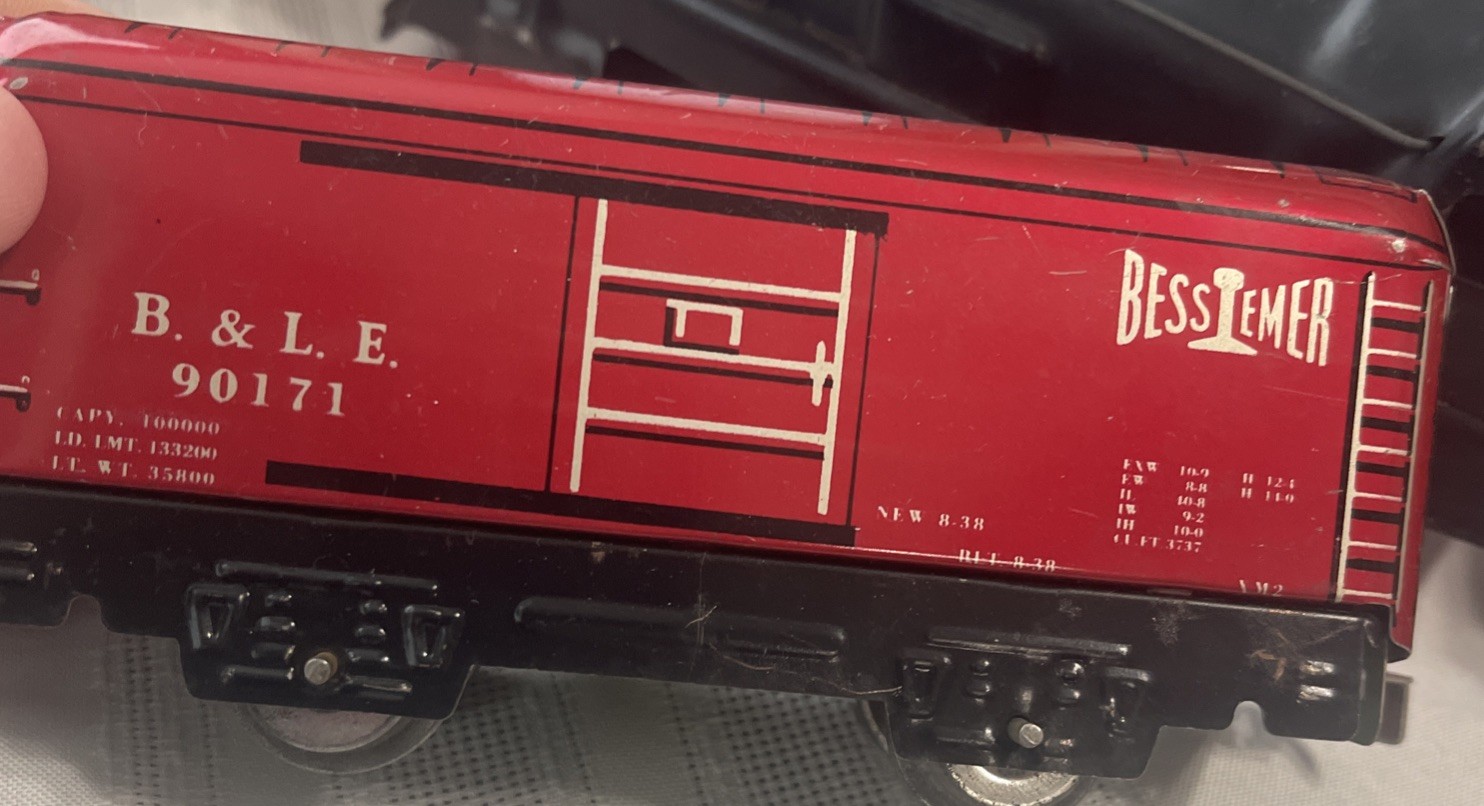 Vintage 1950’s Marx Train Locomotive Engine & More Untested (Lot Of 6) Tin Litho
